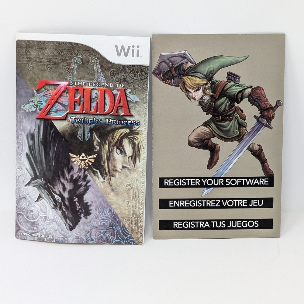 Nintendo Switch Manual Zelda Twilight Princess No Game
